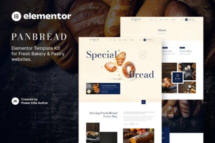 Panbread – Fresh Bakery & Pastry Elementor Template Kit