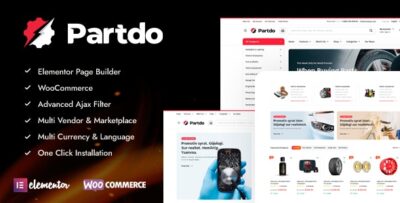 Partdo - Auto Parts and Tools Shop WooCommerce Theme v1.2.5