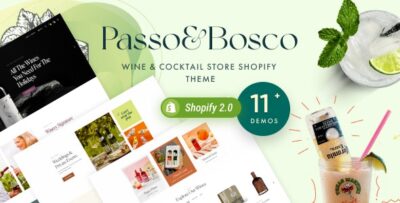 Passo Bosco - Wine Shop and Planter Store Shopify Theme v2.0