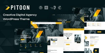 Pitoon - Creative Digital Agency WordPress Theme v1.0