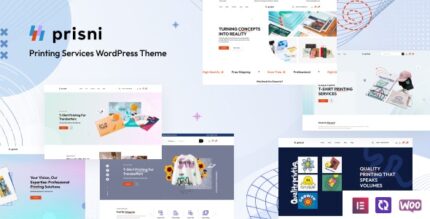 Prisni – Printing Services WordPress Theme