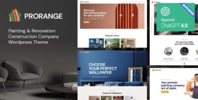 ProRange - Painting & Renovation Construction Company WordPress Theme