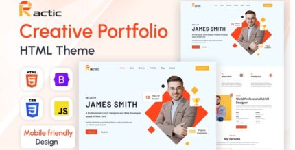 Ractic-Creative Portfolio HTML Template