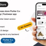 Rapidbox - Online shoes store Flutter 3.x (Android, iOS) UI app