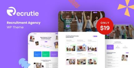 Recrutie - Recruitment Agency WordPress Theme