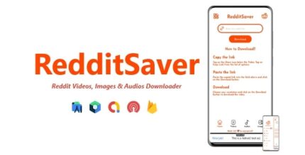 RedditSaver - Reddit Videos, Images & Audios Downloader ADMOB, FIREBASE, ONESIGNAL