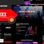 Remixx - Dj Course & Community Elementor Template Kit