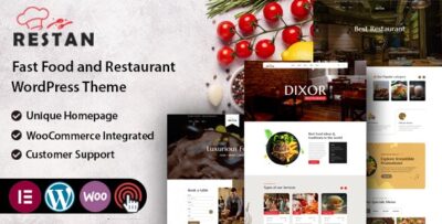 Restan - Restaurant WordPress Theme