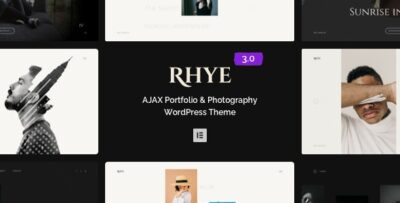 Rhye – AJAX Portfolio WordPress Theme v3.6.0