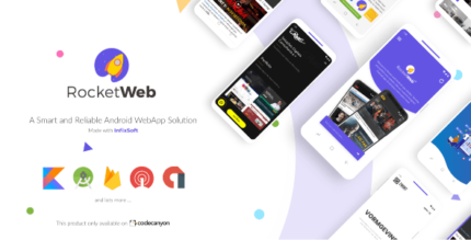 RocketWeb - Configurable Android WebView App Template v1.5.1