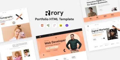 Rory - Personal Portfolio HTML Template