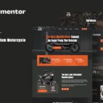 Ryders - Garage Custom Motorcycle Elementor Template Kit