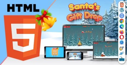 Santa's Gift Drop (HTML5) Christmas Game