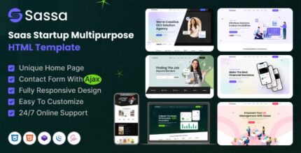 Sassa - Sass Startup Multipurpose HTML Template