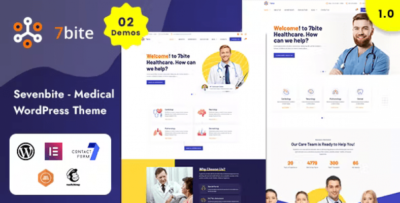 Sevenbite - Health and Medical WordPress Theme V1.1