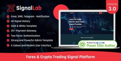 SignalLab - Forex And Crypto Trading Signal Platform