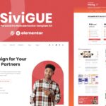 SiviGUE - Personal Portfolio Elementor Template Kit