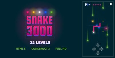 Snake 3000 - HTML5 Game (Construct3)