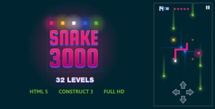 Snake 3000 - HTML5 Game (Construct3)