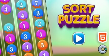 Sort Puzzle - Html5 (Construct3)