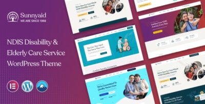 Sunnyaid - NDIS Disability & Elderly Care Service WordPress Theme