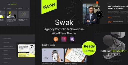 Swak - Agency Portfolio & Showcase WordPress Theme v1.0.2