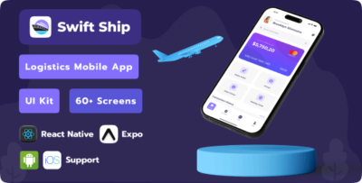 Swift Ship | Logistics Mobile App | React Native Expo Template