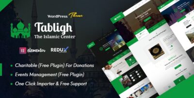 Tabligh - Islamic Institute & Mosque WordPress Theme v1.6