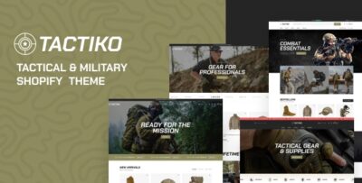 Tactiko - Tactical & Military Shopify Theme