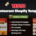 Testo - Fast Food Cafe Restaurant Shopify Theme