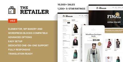 The Retailer - Responsive WordPress Theme v4.5