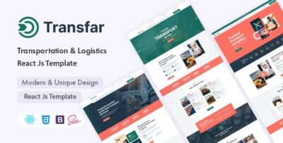Transfar - Transportation & Logistics React Template