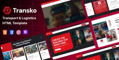 Transko - Transport & Logistics HTML Template