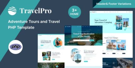 TravelPro - Adventure Tour and Travel Agency PHP Template