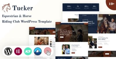 Tucker - Equestrian & Horse Riding Club WordPress Theme