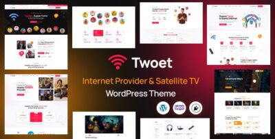 Twoet - Internet Provider & Satellite WordPress Theme