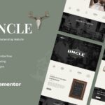 Uncle - Barbershop Elementor Template Kit