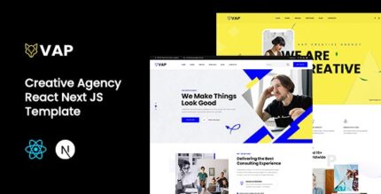 Vap - Creative Agency React & Nextjs Template