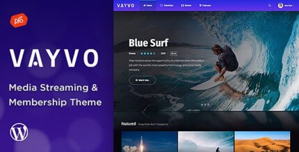 Vayvo - Media Streaming & Membership Theme v6.0