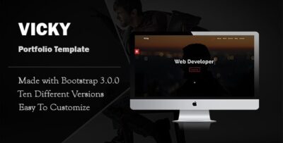 Vicky - Portfolio Template