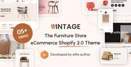 Vintage - The Furniture Store eCommerce Shopify 2.0 Theme