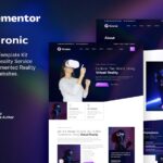 Vironic - Augmented & Virtual Reality Services Elementor Template Kit