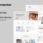 Visyon - Optic Clinic Service Elementor Template Kit