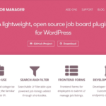 WP Job Manager – WordPress Plugin NULLED v2.4.0