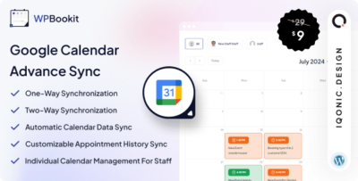 WPBookit - Google Calendar Advanced Sync (Addon)