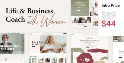 Warren - Life and Business Coach WordPress Theme