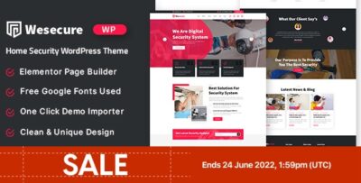 Wesecure - Home Security WordPress Theme v1.0
