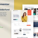 Wonderfund - Fundraising & Charity Elementor Template Kit