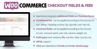 Woocommerce Checkout Fields & Fees V10.6 NULLED