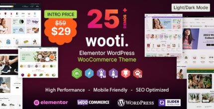 Wooti WP - Ultimate Multipurpose WordPress WooCommerce Website Builder